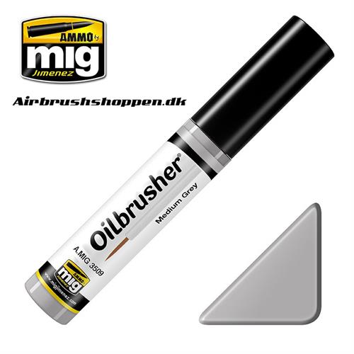  A.MIG 3509 Medium Grey Oilbrusher 